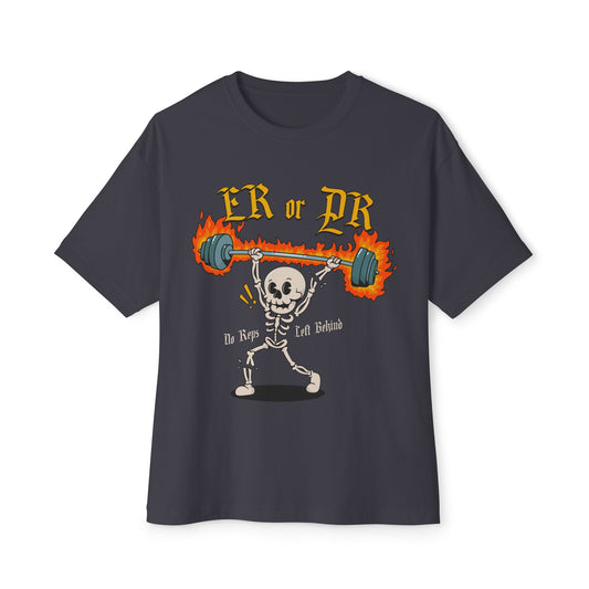 ER or PR - Funny Unisex Pump Cover, Skeleton Graphic Tee